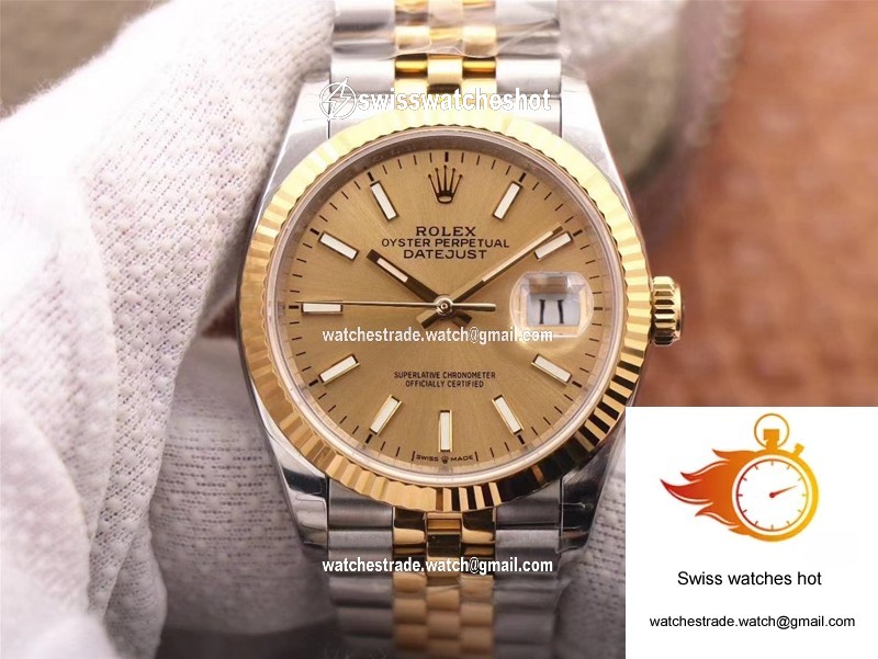 Rolex Datejust M126233-0015 EW Factory Champagne Dial 1