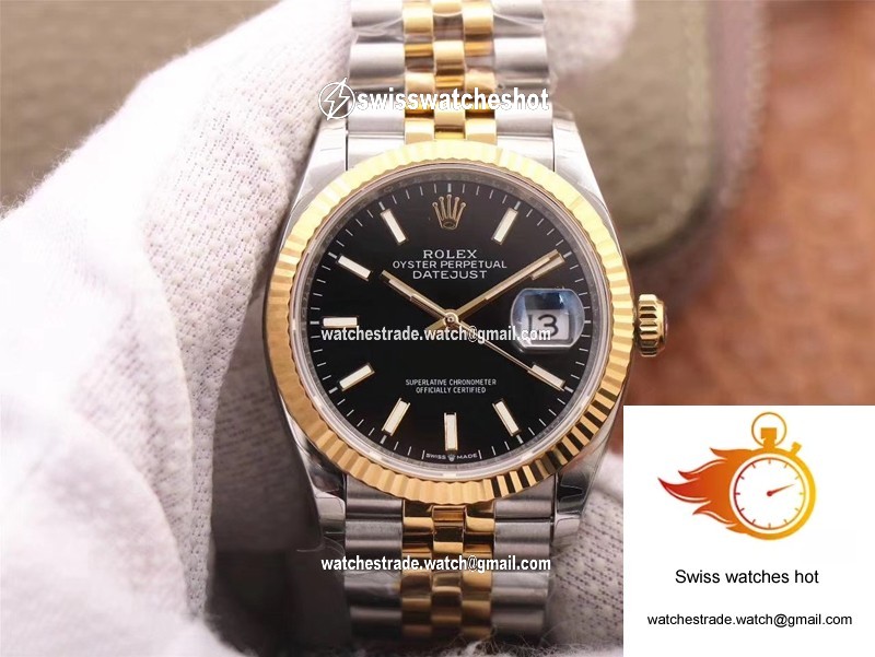 Rolex Datejust 126233 EW Factory Black Dial 1