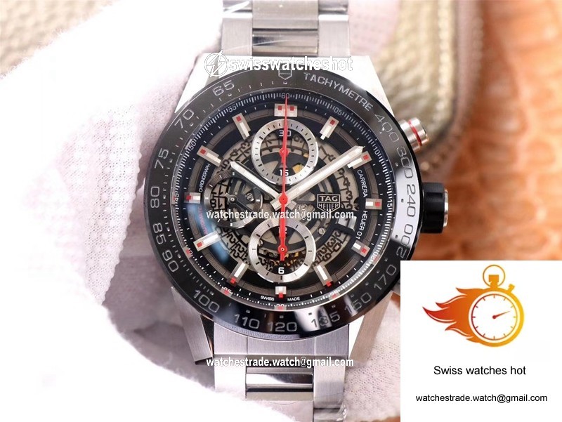 TAG Heuer Carrera CAR2A1W.BA0703 XF Factory Black Dial 1