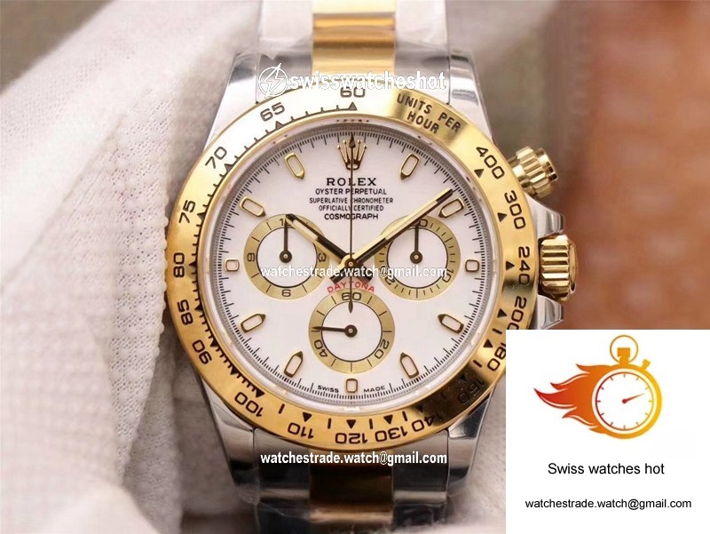 Rolex Daytona Cosmograph m116503-0001 Noob Factory White Dial 1