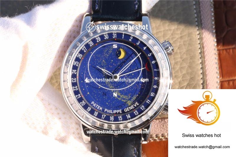 Patek Philippe Grand Complications Sky Moon Celestial 6102P-001 TWA Factory Blue Dial 1