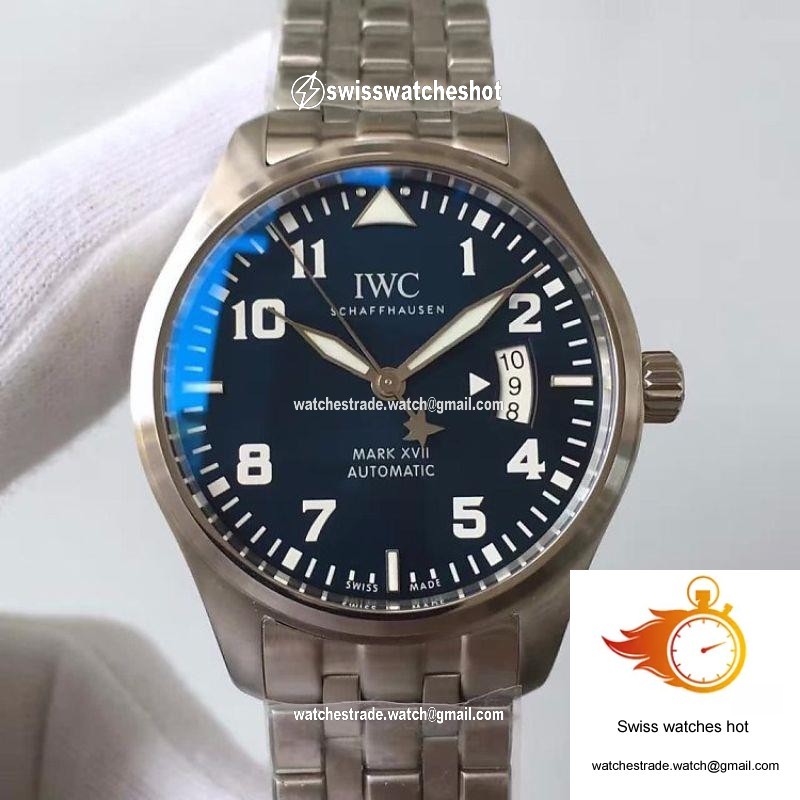 IWC Pilot Mark XVII Le Petit Prince IW327014 MKS Factory Blue Dial 1