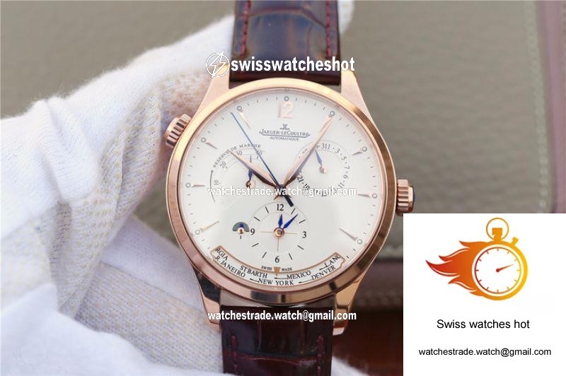 Jaeger-LeCoultre Master Calendar 1428421 Rose Gold White Dial 1