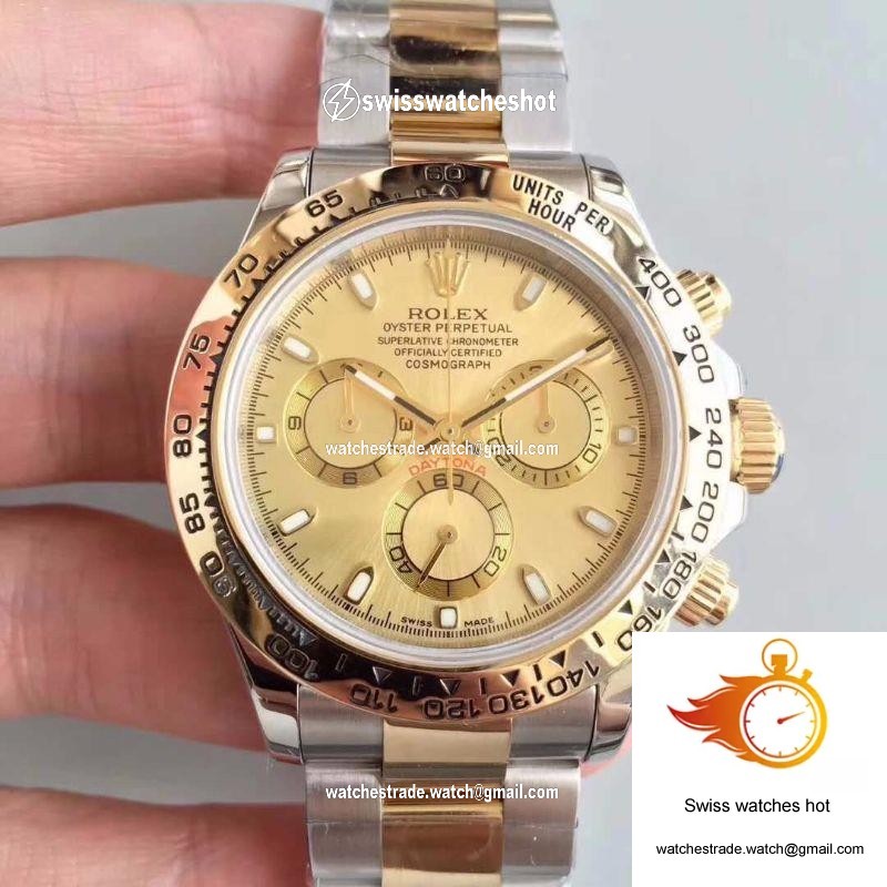 Rolex Daytona Cosmograph 116503 3A Factory 18K Yellow Gold Wrapped Gold Dial 1