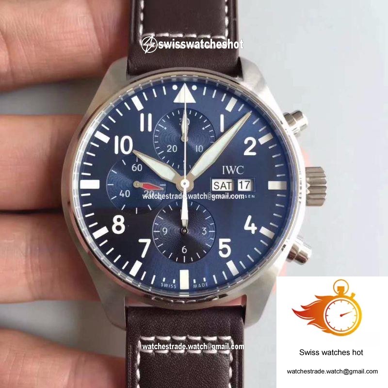 IWC Pilot Chronograph Edition Le Petit Prince IW377713 ZF Factory Blue Dial 1