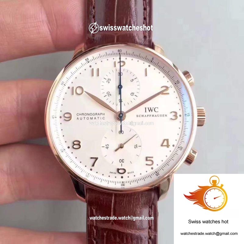 IWC Portugieser Chronograph IW371445 ZF Factory V2 Silver Dial 1