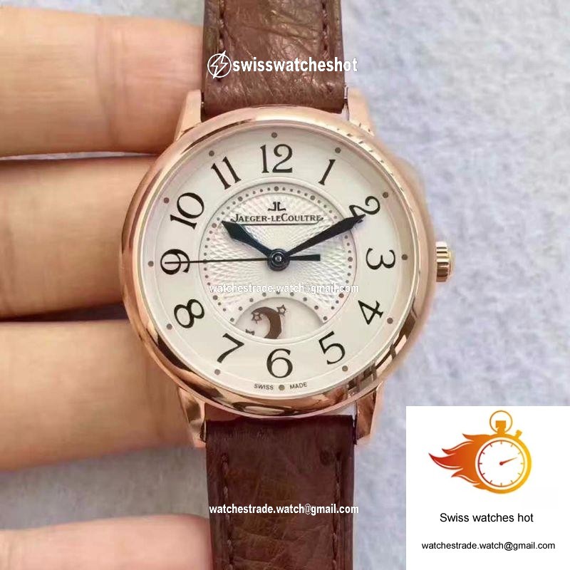 Jaeger-LeCoultre Ladies Rendez-Vous Night & Day Medium 3442420 White Dial 1