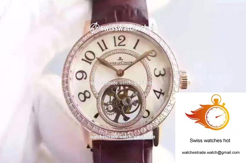 Jaeger-LeCoultre Rendez-Vous Tourbillon 3412405 White Mother Of Pearl Dial 1