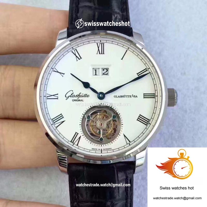 Glashutte Original Senator Excellence Tourbillon 1-94-03-04-04-04 White Dial 1