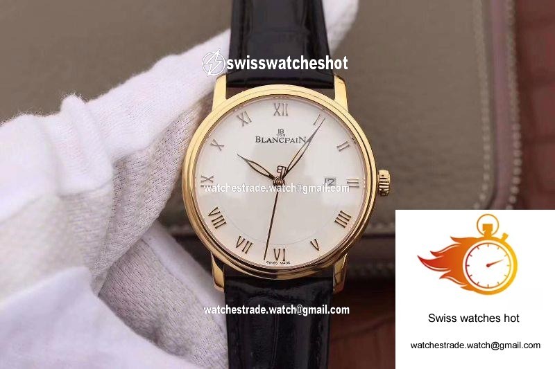 Blancpain Villeret Ultraplate 6651-3642-55 ZF Factory White Dial 1