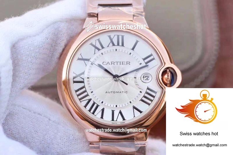 Ballon Bleu De Cartier 42MM W69006Z2 V9 Factory White Textured Dial 1