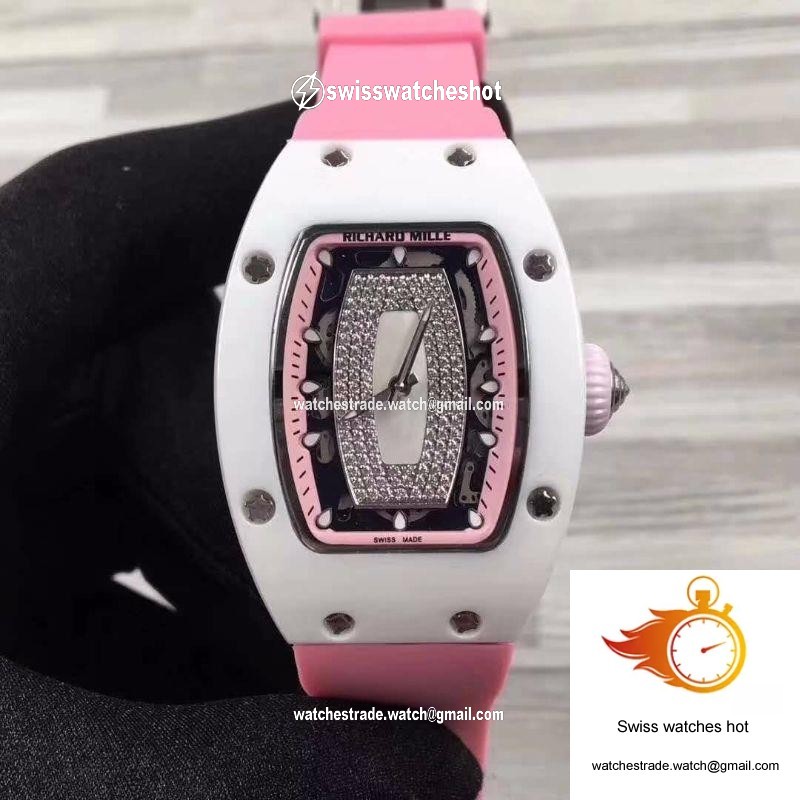Richard Mille RM07 Ladies Pink Dial with Diamonds 1