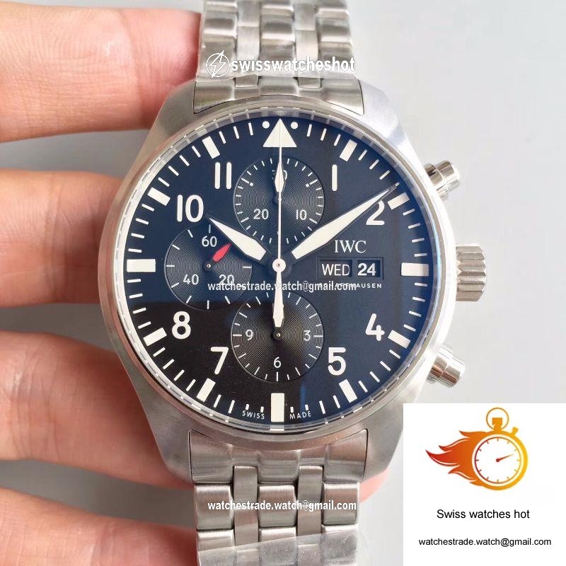 IWC Pilot Chronograph Edition Le Petit Prince IW377717 ZF Factory V2 Blue Dial 1