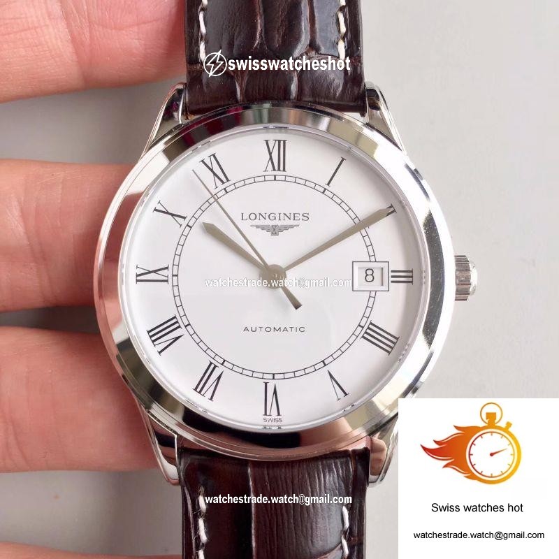 Longines Record L2.820.4.11.2 White Dial 1