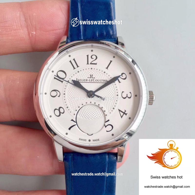 Jaeger-LeCoultre Rendez-Vous 3448420 Blue Leather Strap White Dial 1