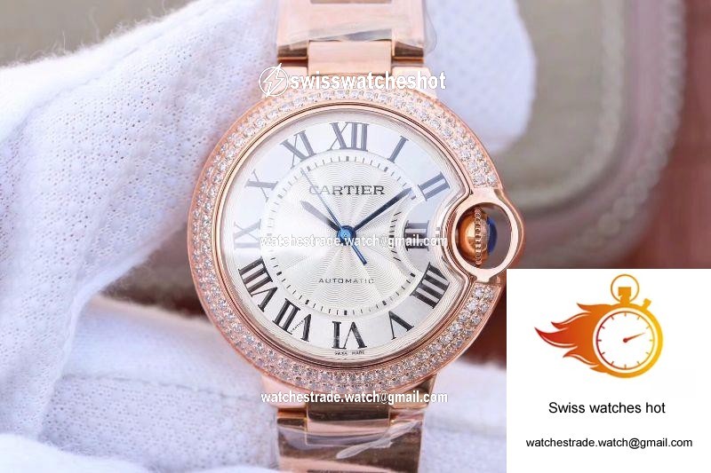Ballon Bleu De Cartier 36MM WE902064 V9 Factory White Dial 1