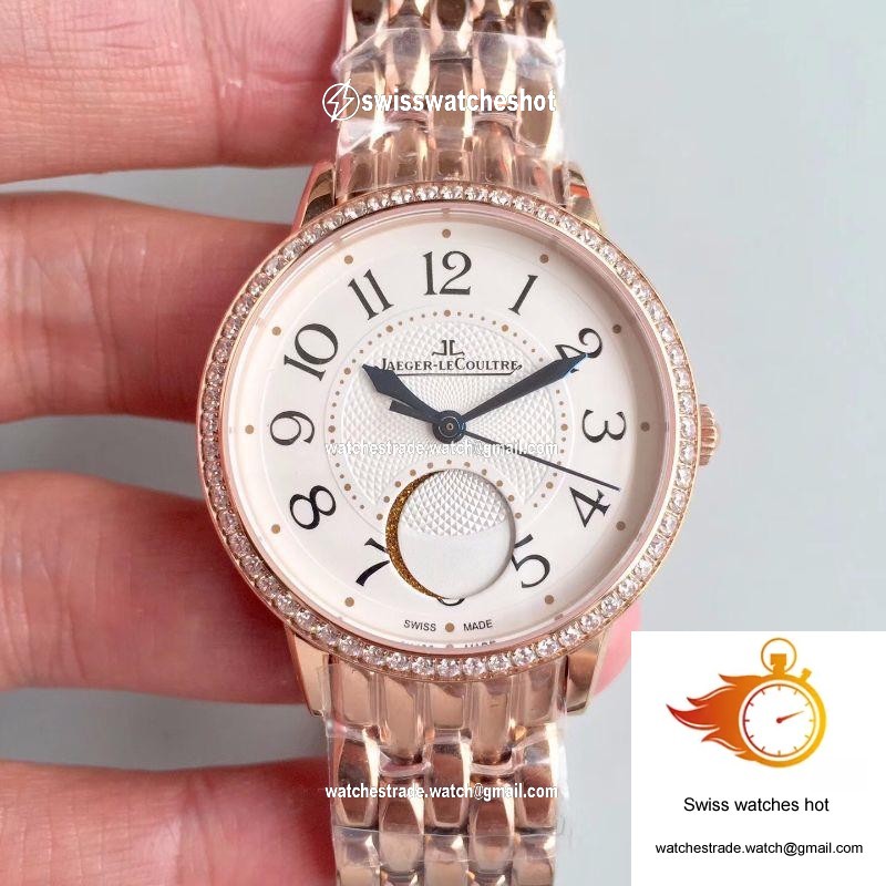 Jaeger-LeCoultre Rendez-Vous 3612420 Rose Gold Case White Dial 1