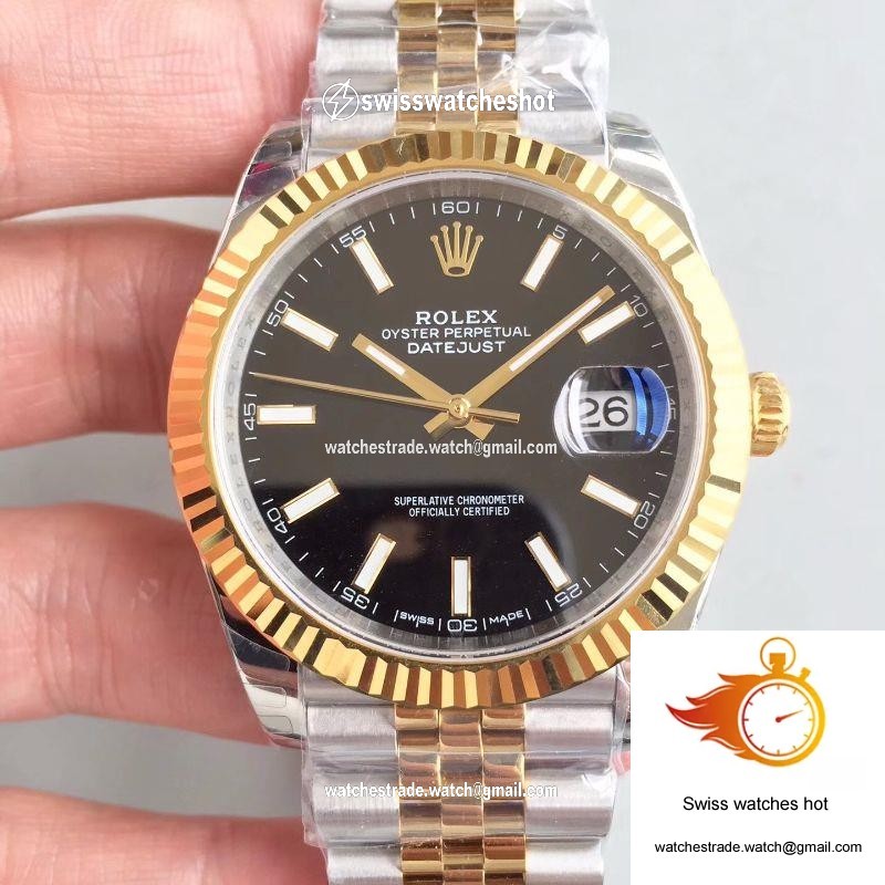Rolex Datejust II 116333 41MM EW Factory Black Dial 1