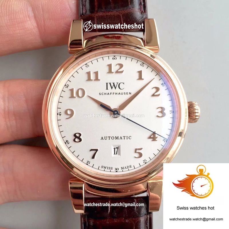 IWC Da Vinci Automatic IW356601 Rose Gold MKS Factory White Dial 1