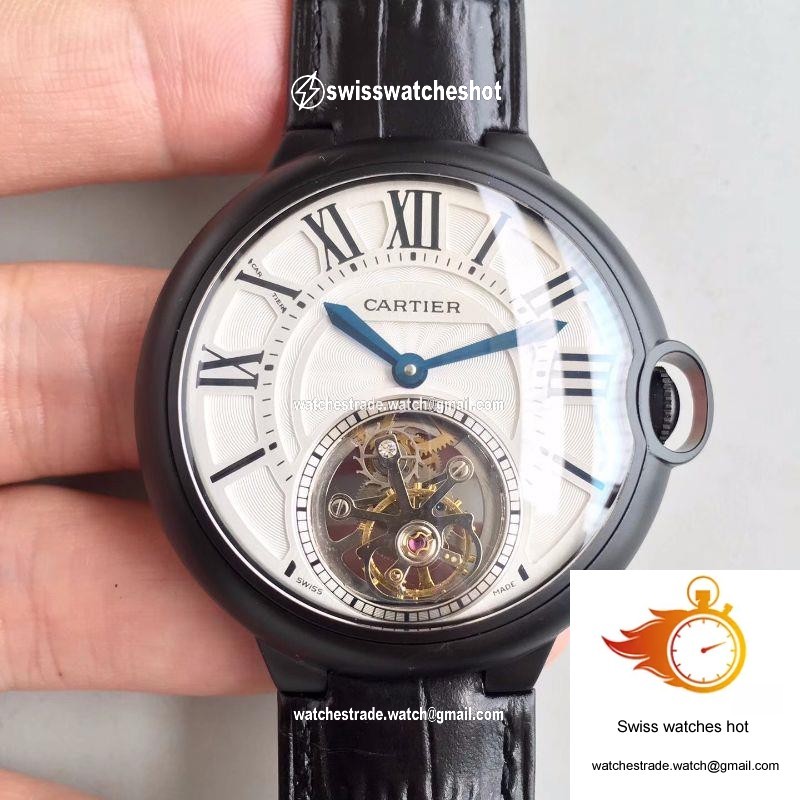 Ballon Bleu De Cartier Tourbillon White Dial 1