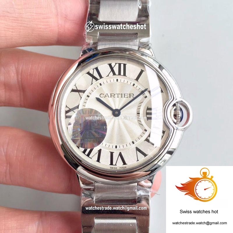 Cartier Ballon Bleu 36MM W6920046 JF Factory Silver Dial 1