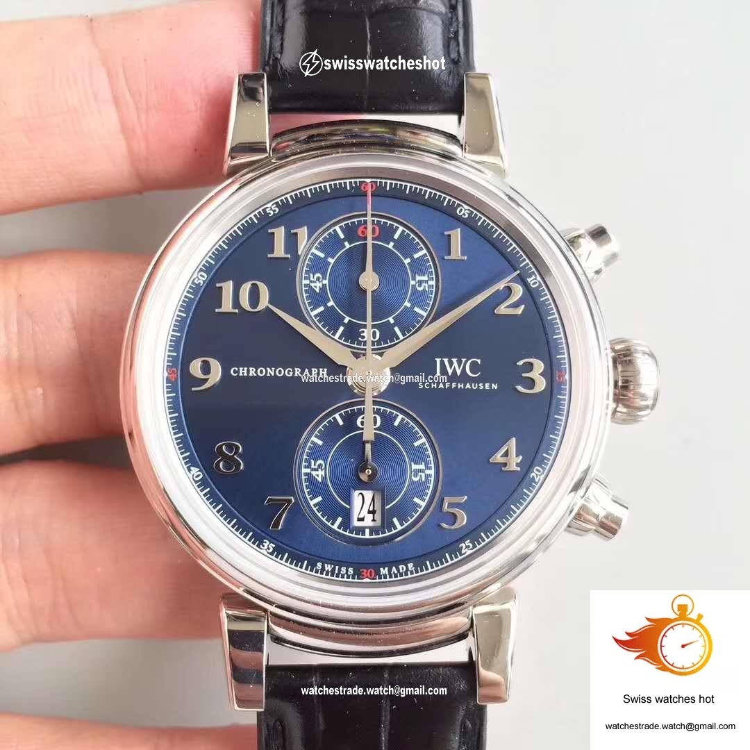 IWC Da Vinci Chronograph Edition Sport For Good Fundation IW393402 ZF Factory Blue Dial 1