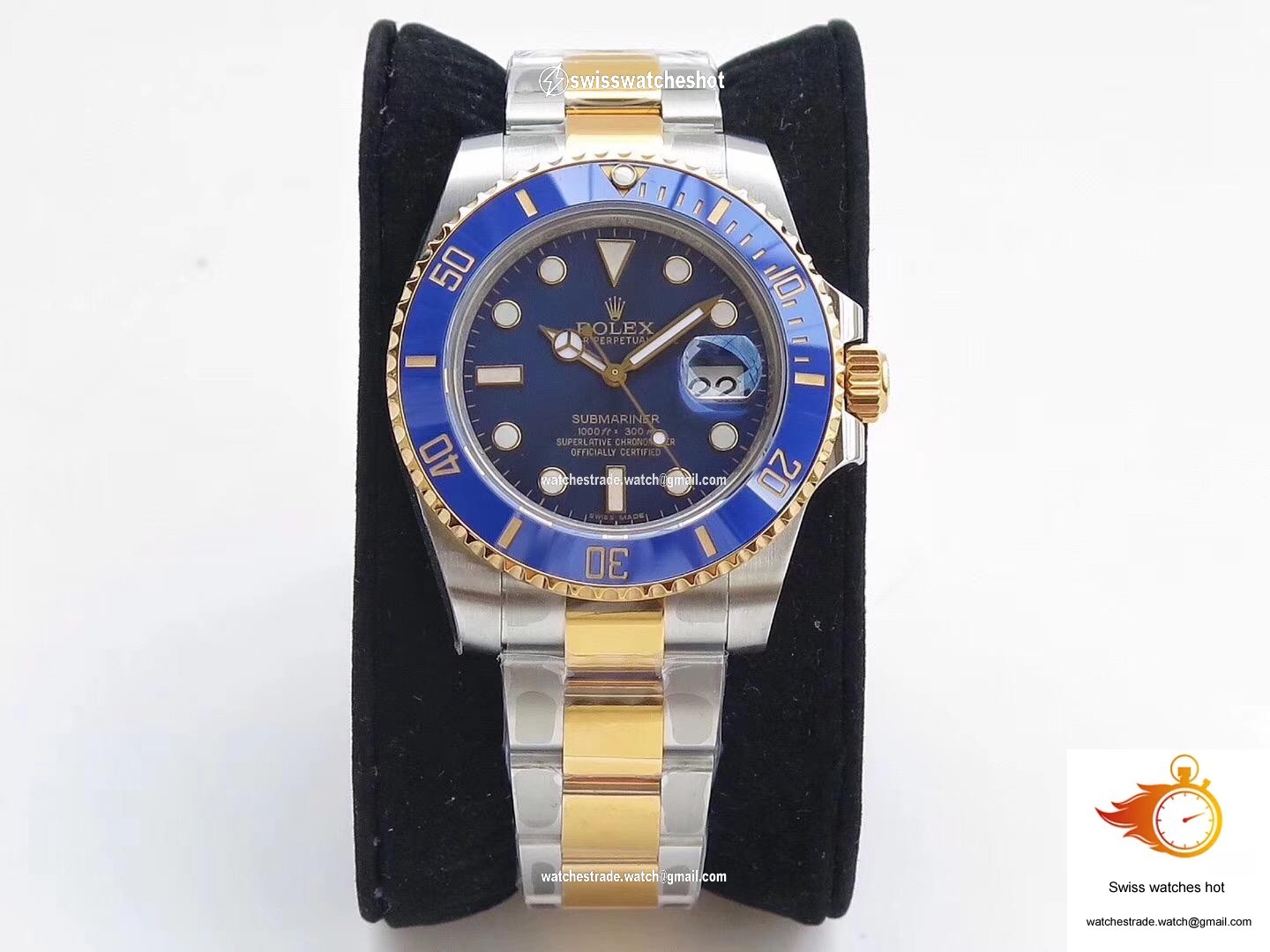 Rolex Submariner Date 116613LB VR Factory Yellow Gold Wrapped Blue Dial 1