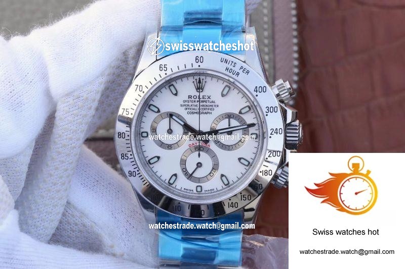 Rolex Daytona Cosmograph 116520 Noob Factory White Dial 1