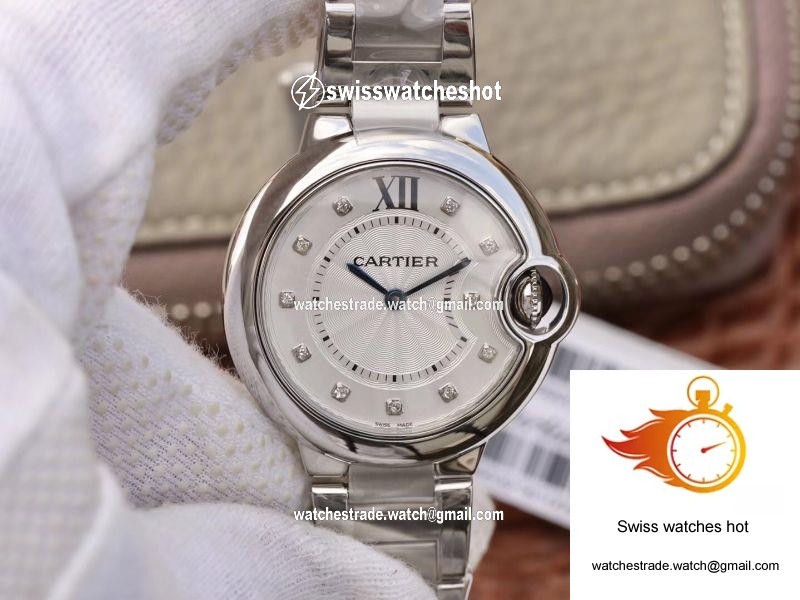 Ballon Bleu De Cartier 33mm V6 Factory White Dial 1