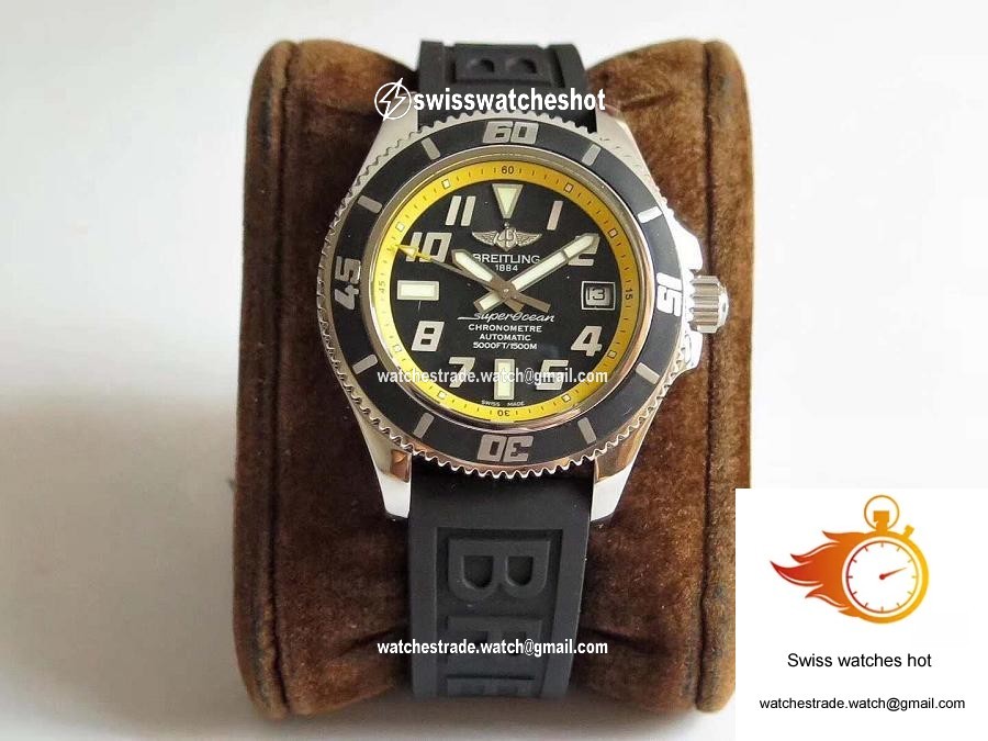 Breitling Superocean 42 Abyss Yellow A1736402/BA32 ZF Factory Black & Yellow Dial 1