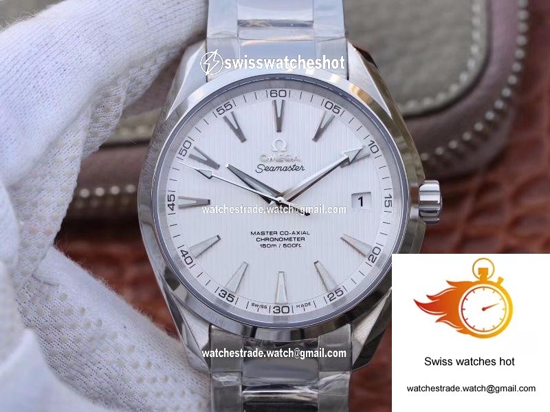 Omega Seamaster Aqua Terra 150M Master Co-Axial 231.10.42.21.02.003 VS Factory White Dial 1