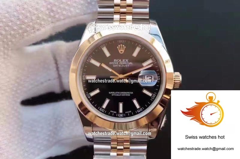 Rolex Datejust 41 126303 Gold Wrapped Black Dial 1