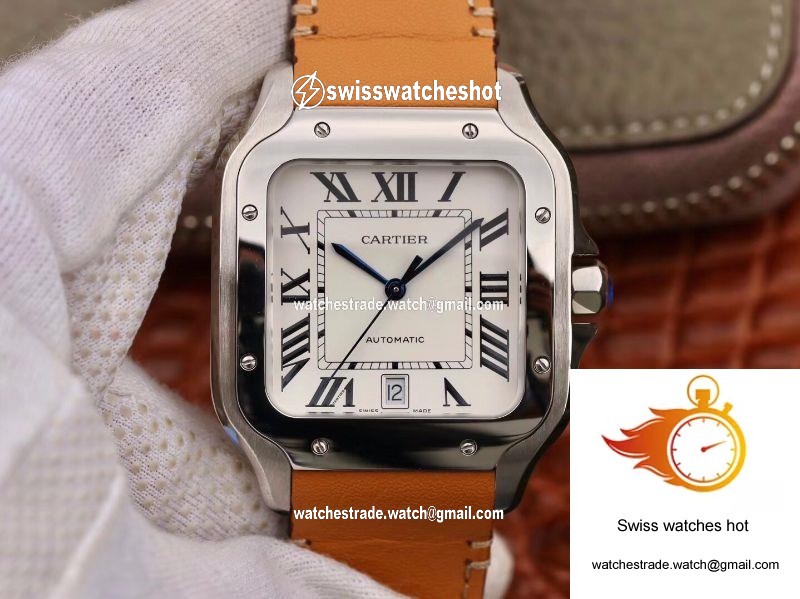 Cartier Santos De Cartier Large 2018 WSSA0009 KOR Factory White Dial 1