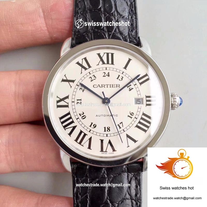 Ronde Solo De Cartier W6701010 42MM ZF Factory White Dial 1
