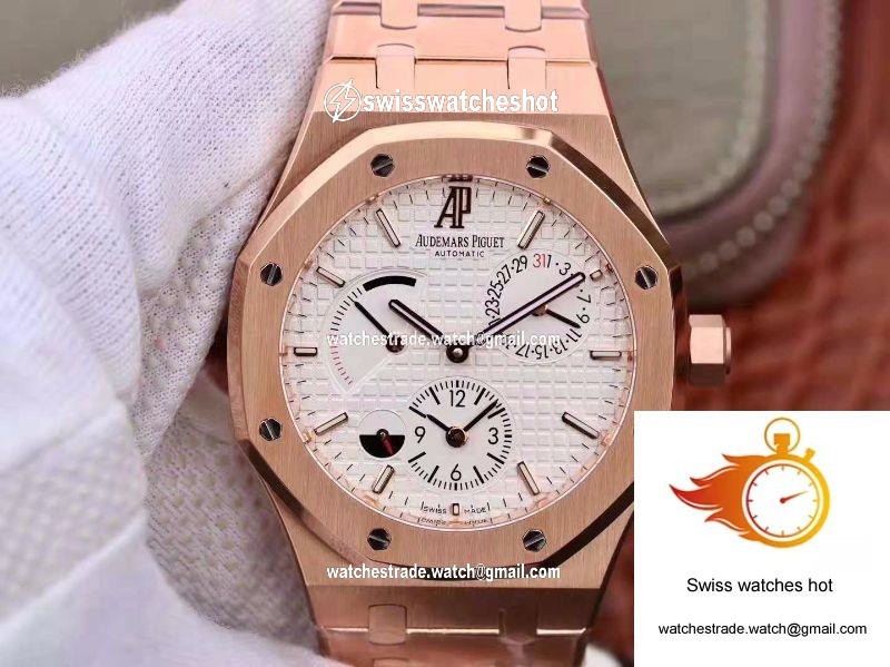 Audemars Piguet Royal Oak GMT 41MM 26120 TWA Factory White Dial 1