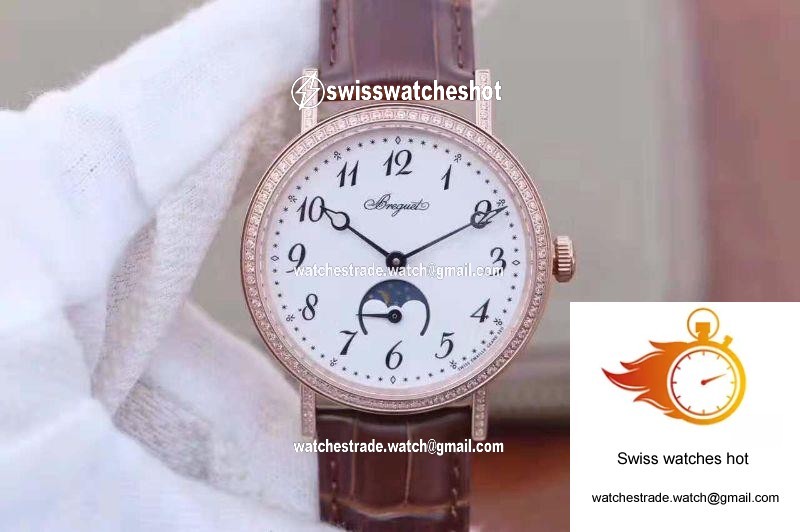 Breguet Classique Moonphase 9088BR/29/964/DD0D White Dial 1