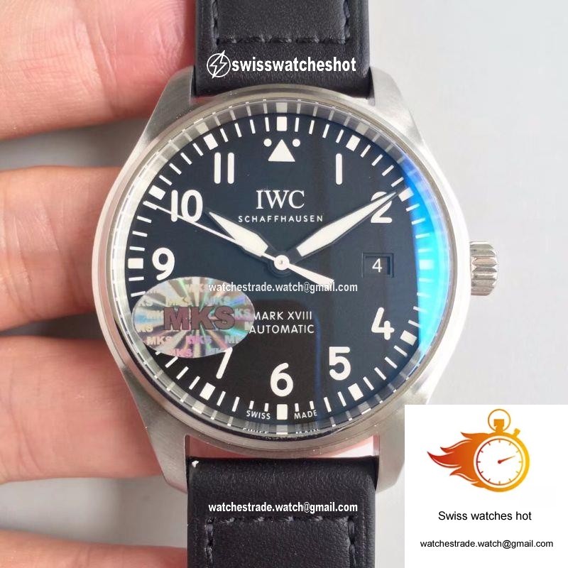 IWC Pilot Mark XVIII Edition Laureus Sport IW324703 MKS Factory V2 Blue Dial 1