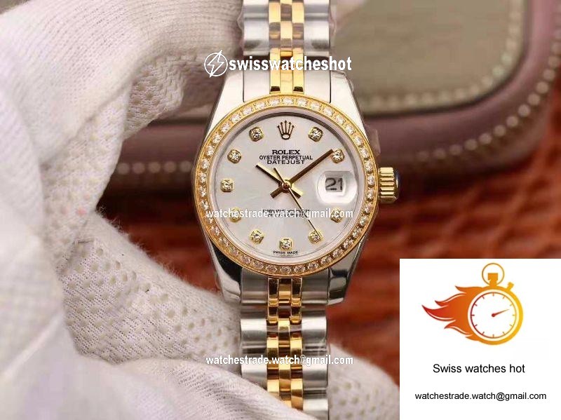 Rolex Lady Datejust 18K Yellow Gold 28MM Silver Dial 1