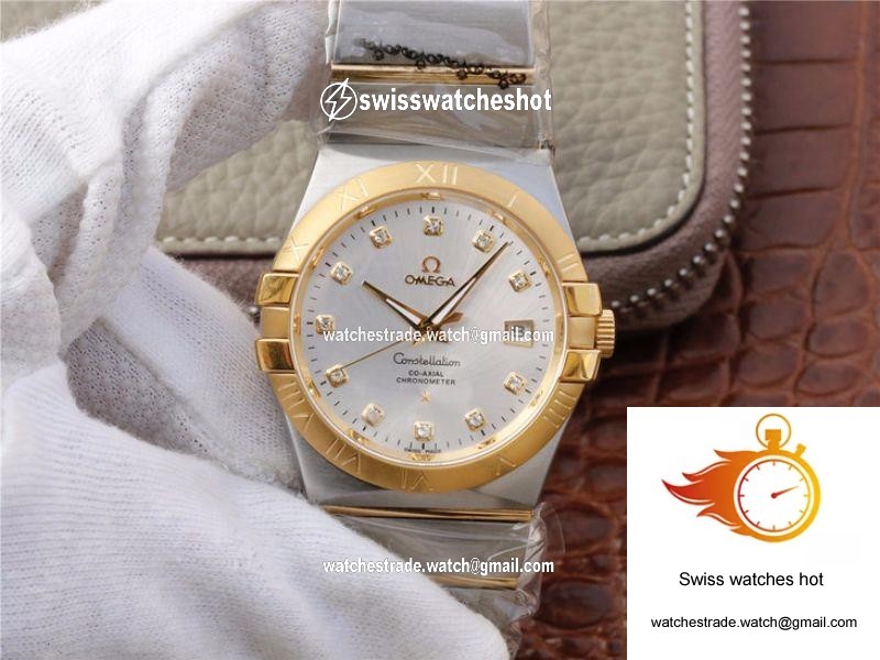 Omega Constellation 123.20.38.21.52.002 V6 Factory White Dial 1