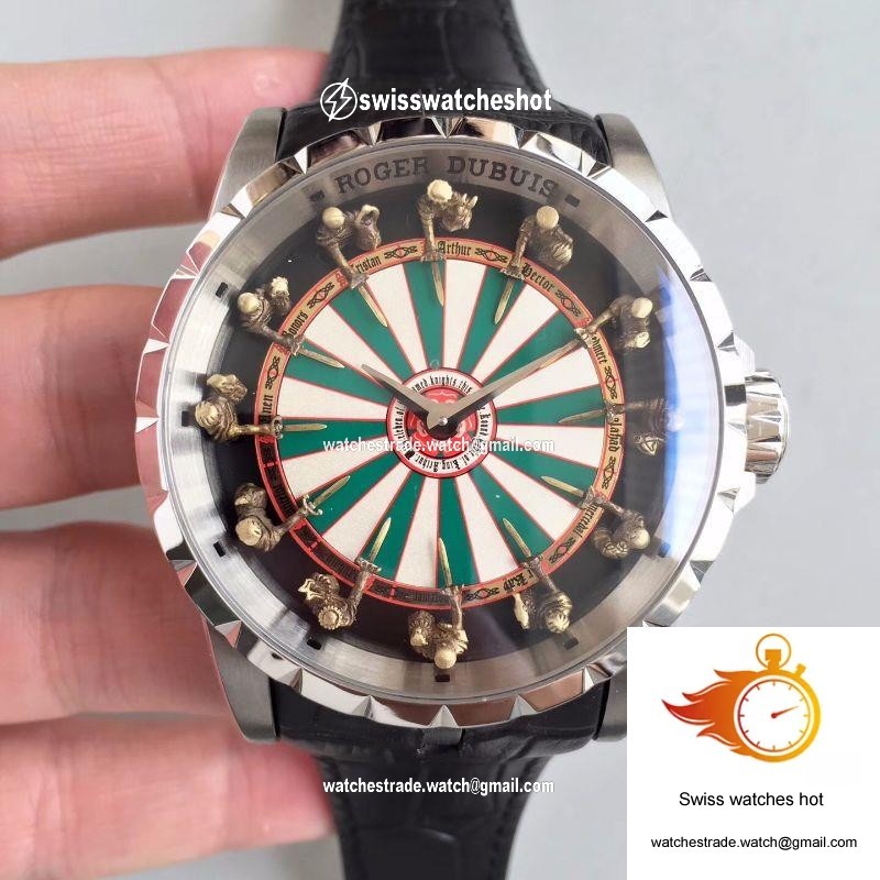 Roger Dubuis Excalibur RDDBEX0398 Green White Table Dial 1