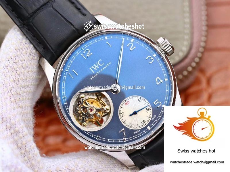 IWC Portuguese Tourbillon IW546302 ZF Factory Blue Dial 1