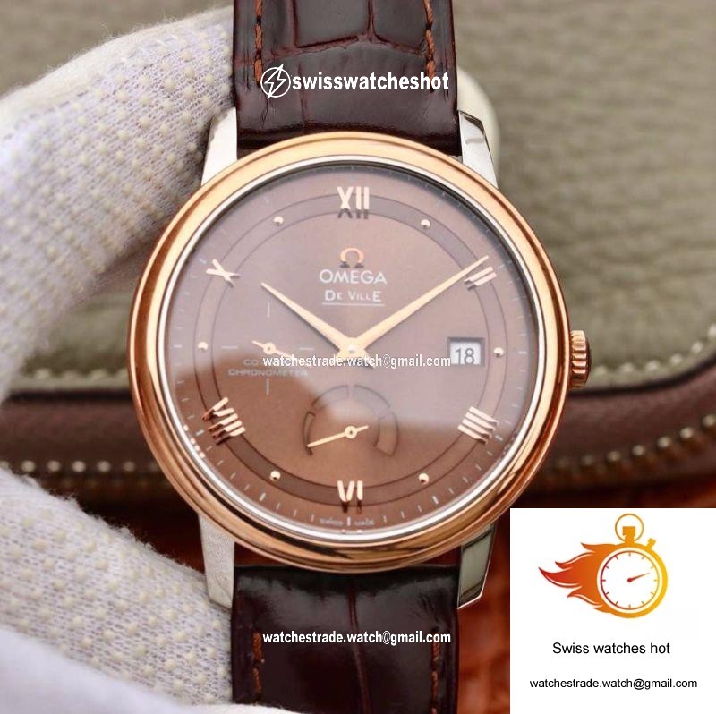 Omega De Ville Prestige 424.23.40.20.13.001 TW Factory Brown Dial 1