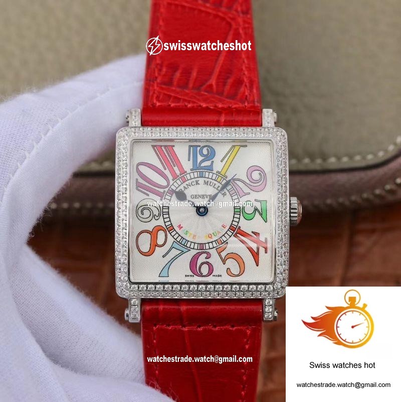 Franck Muller Master Square Ladies 6002 M QZ R GF Factory White Dial 1