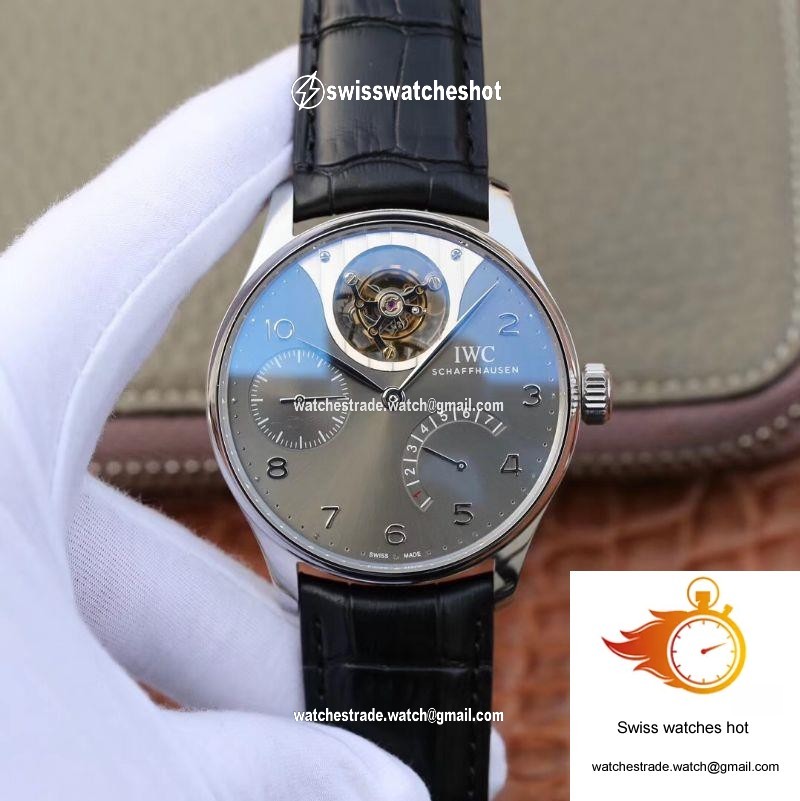 ZF Factory IWC Portuguese Tourbillon IW504210 Anthracite Dial 1