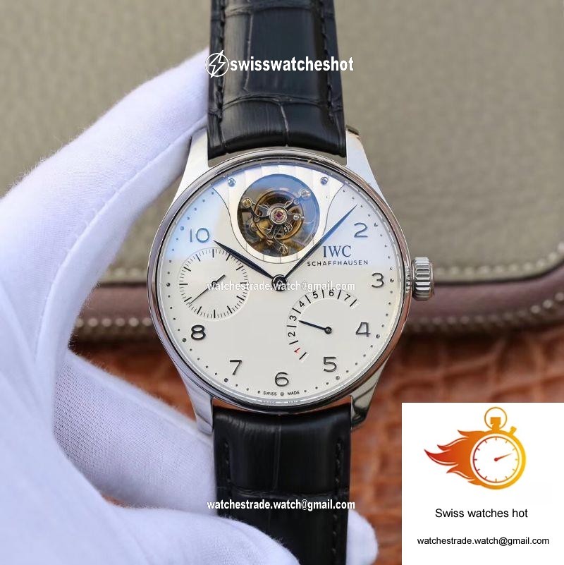 ZF Factory IWC Portuguese Real Tourbillon IW504202 White Dial 1