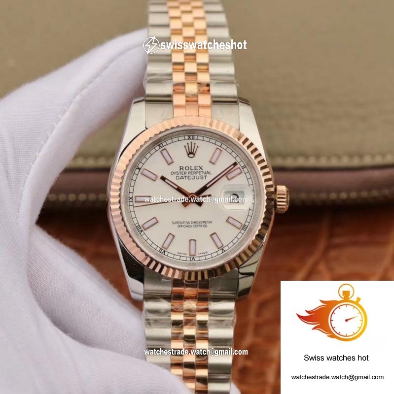 Rolex Datejust 126233 36mm GM Factory White Luminous Scale Dial 1