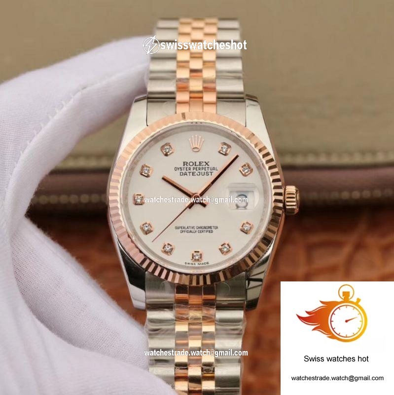 Rolex Datejust 36mm GM Factory White Dial 1