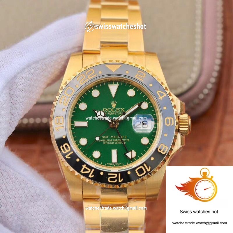 Rolex GMT Master II 116718LN EW Factory Green Dial 1