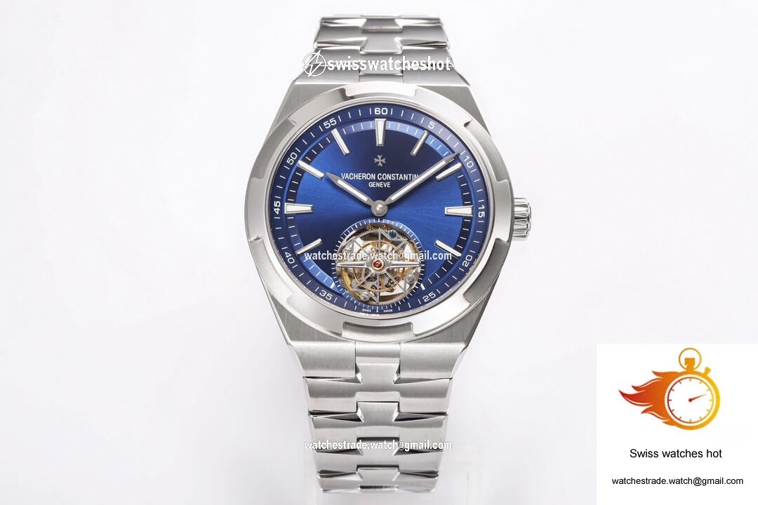 Vacheron Constantin Overseas Tourbillon 6000V/110A-B544 BBR Factory Stainless Steel Strap 1