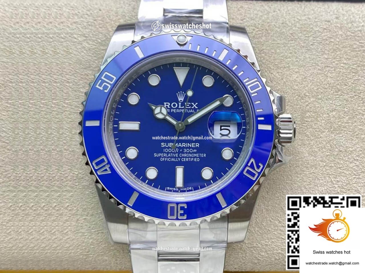 Rolex Submariner 116619LB-97209 VS Factory Blue Dial 1